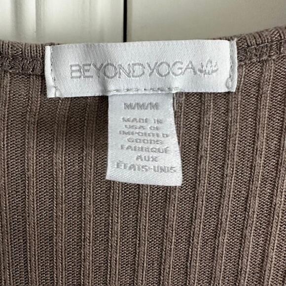 Beyond Yoga Jetsetter Jumpsuit Ribbed Medium Color: Birch - Picture 9 of 11